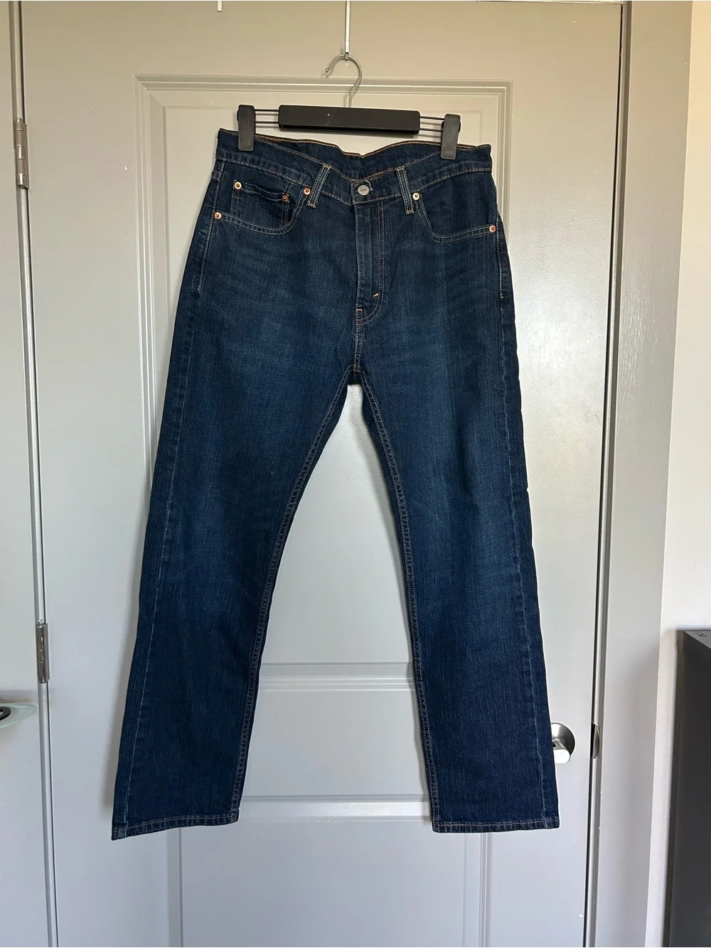 Levi's Men's 505 Fit Indigo Straight Jeans